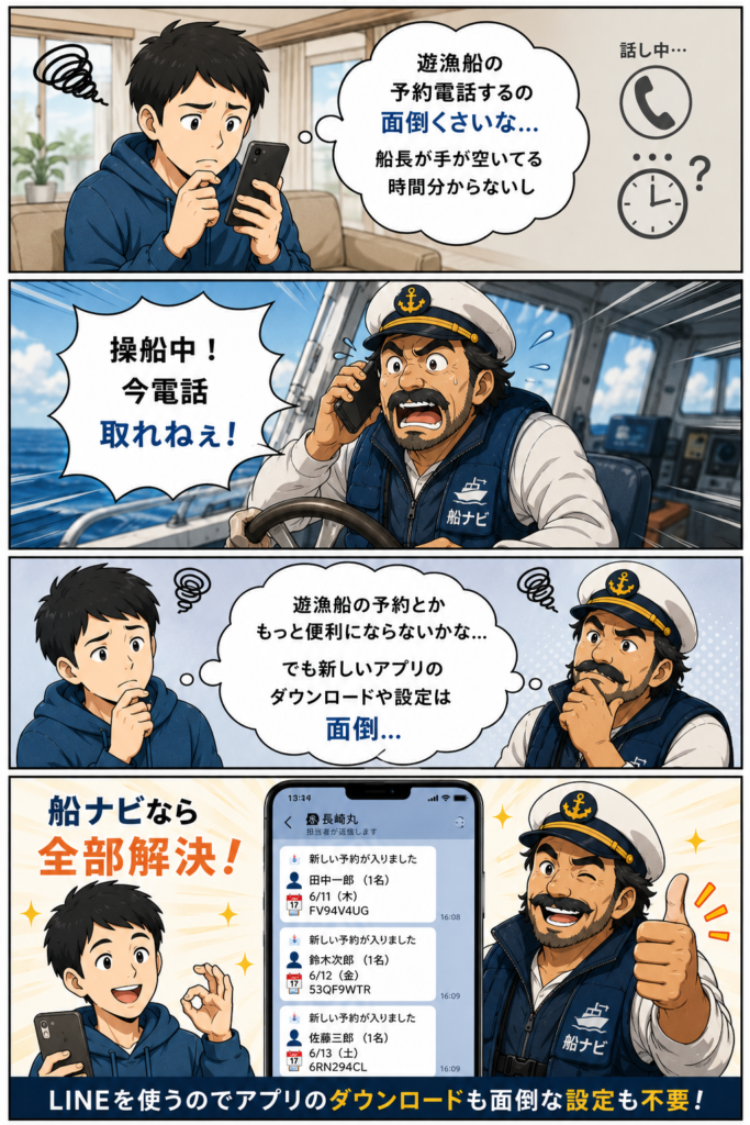 船ナビ 4コマ漫画