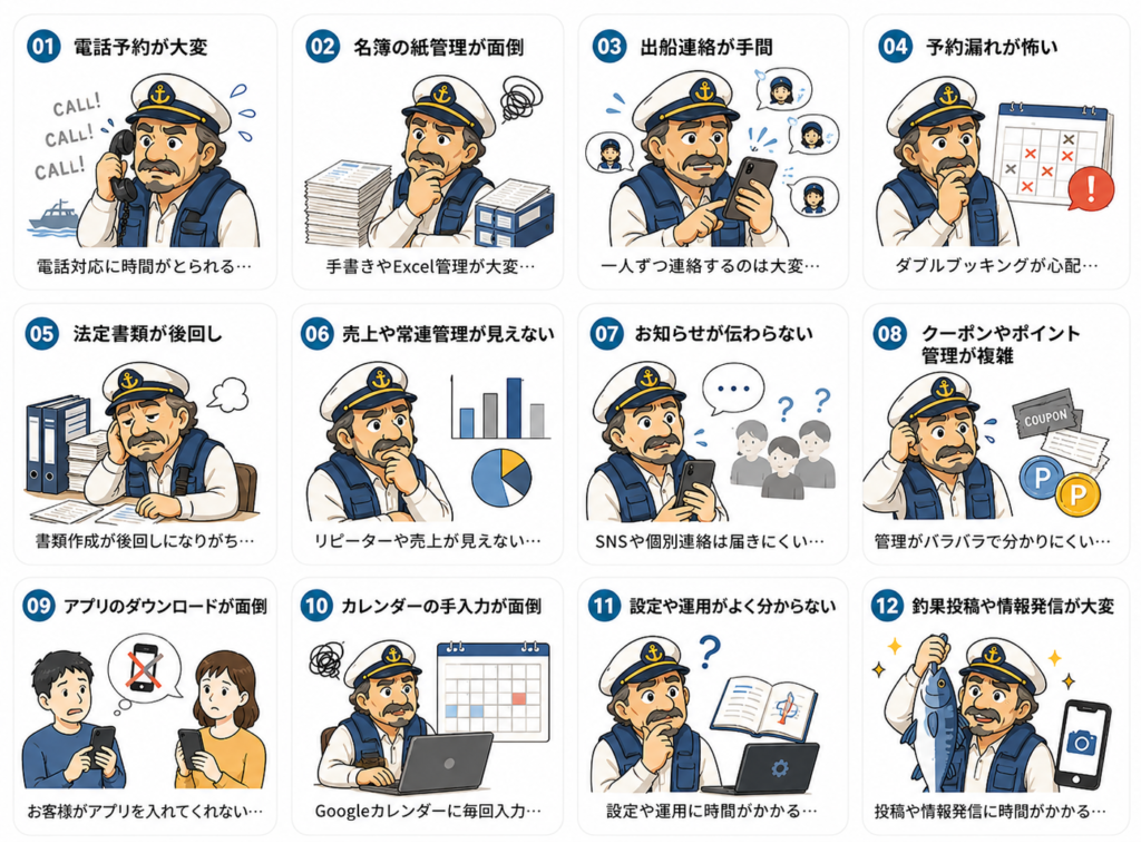 船長の面倒くさい一覧